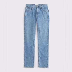 Abercrombie Curve Love Mid Rise 90s Straight Jean